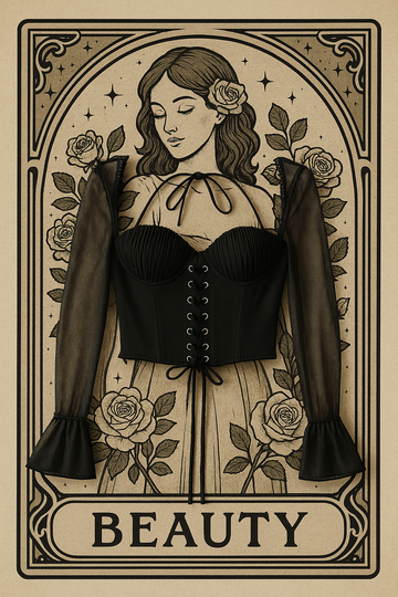 Lace Up Corset Top