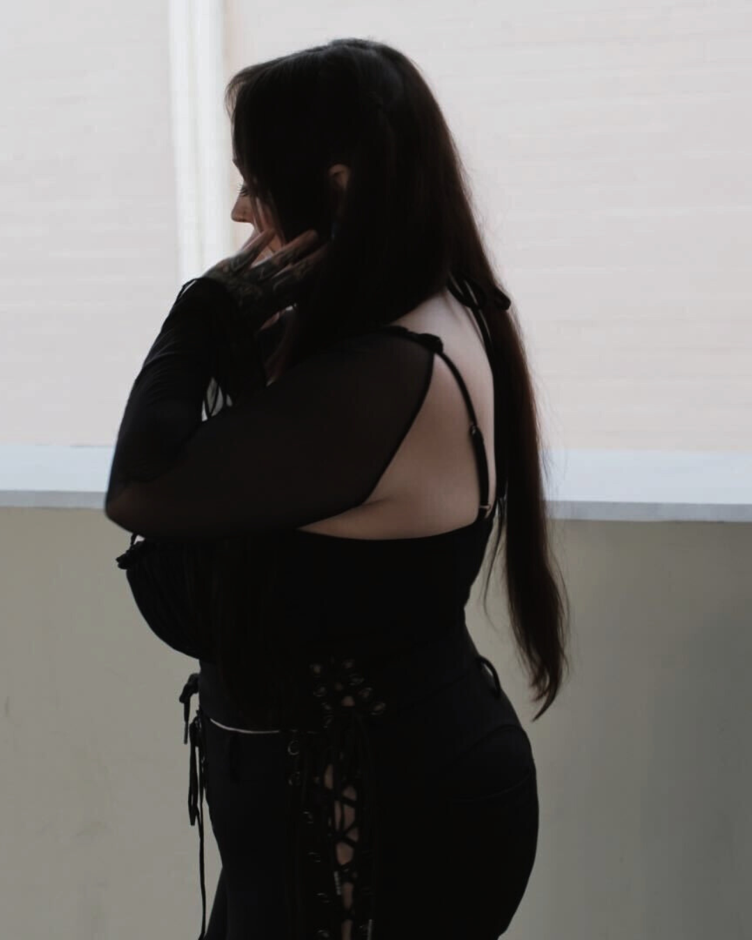 Lace Up Corset Top