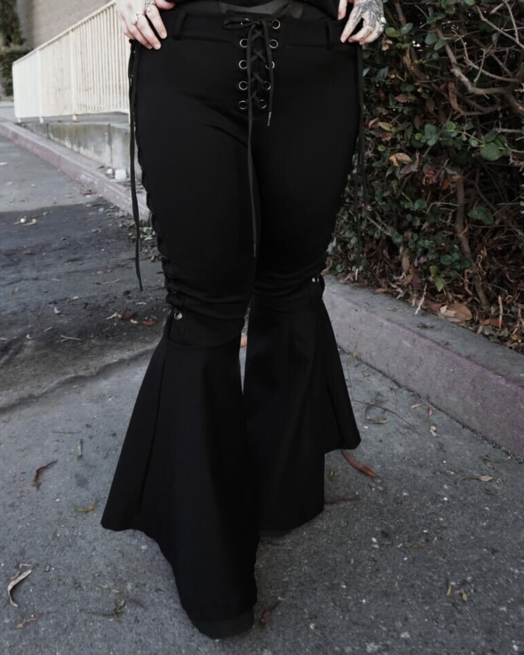Knit Flare Pants