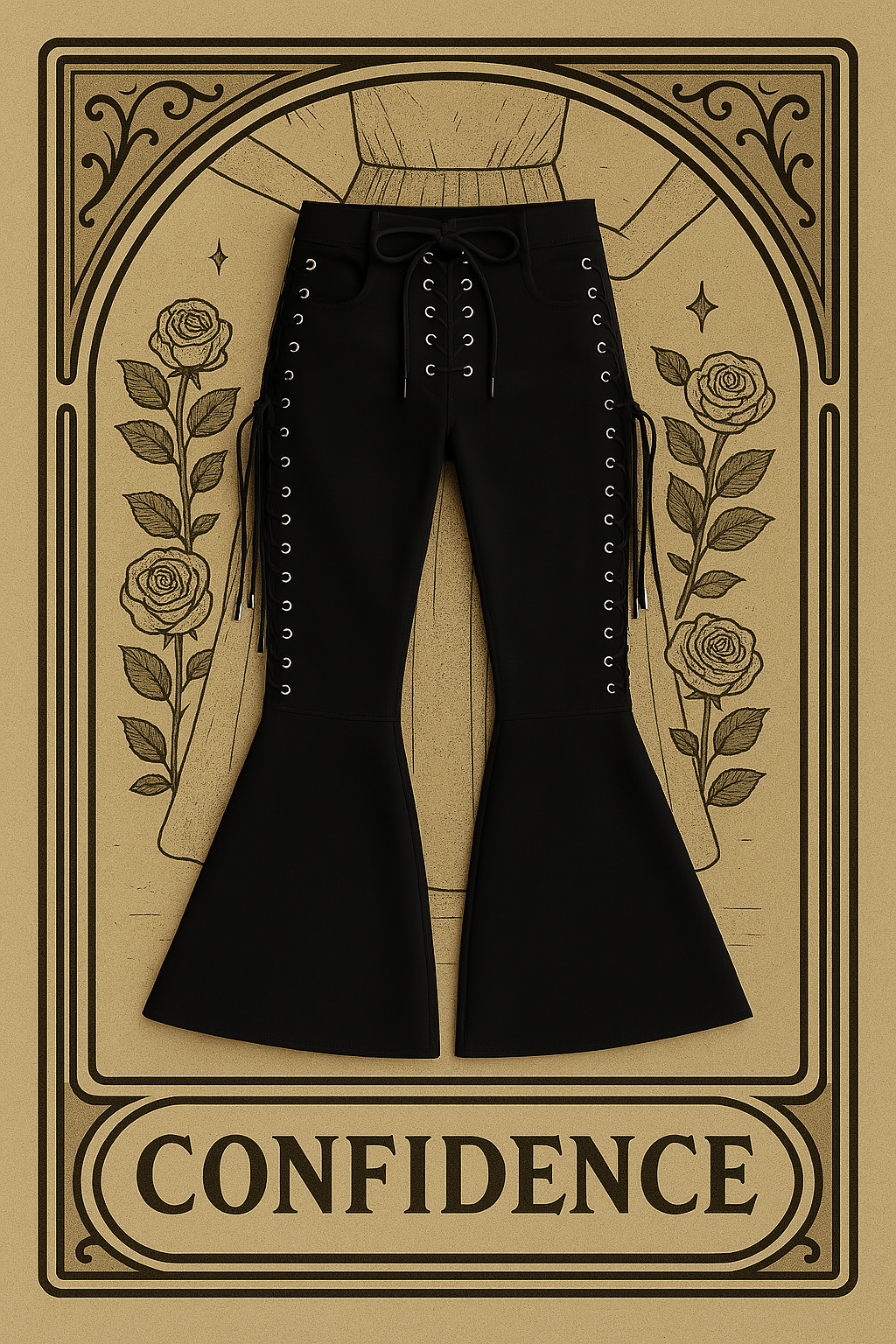 Knit Flare Pants